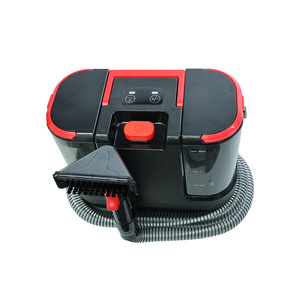 Aspiradora industrial para polvo, 220V, cuerpo de plástico, tapa roja, con manguera y boquilla para grietas - Product Image 2