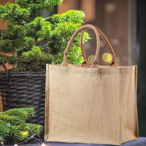 Tùy Chỉnh Các Nhà Sản Xuất Tự Nhiên Hàng Tạp Hóa Mua Sắm Hessian Túi Với Sinh Thái Thân Thiện Với Tự Nhiên Vải Bố - Product Image 2
