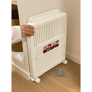 Panier à linge pliable Goodfor avec roulettes, rectangulaire, gain de place, organisateur de vêtements pour salle de bain, taille standard - Product Image 5