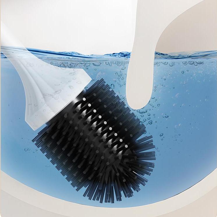 Electric Toilet Brush 360 Degrees Without Dead Angle Long Handle Cleaning Brush Household Bathroom Punch-free Smart Toilet Brush · image 3