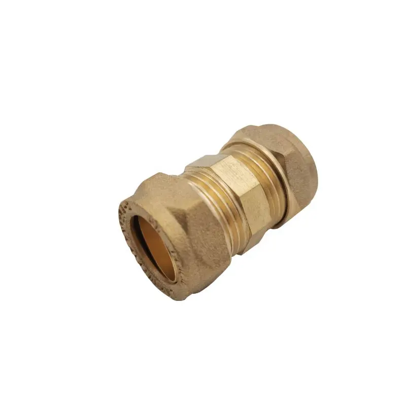 brass PEX union fitting compression fittings 15 mm LDPE pipe connector