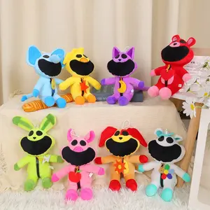 30 см мульти цвета улыбающиеся твари аниме плюшевые игрушки, хопскотч, кот, дремота, медведь, обнять, мягкие игрушки, кукла, кавайный подарок для детей