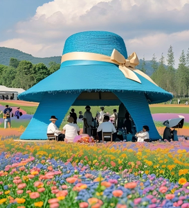 Belle aire <span class=keywords><strong>de</strong></span> repos extérieure personnalisée ombre et abri en forme <span class=keywords><strong>de</strong></span> chapeau pour <span class=keywords><strong>le</strong></span> repos - Product Image 5