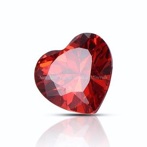 พลอยโกเมนแดงโมซัมบิกทรงหัวใจขนาด 12 มม. คุณภาพสูง ราคาโรงงานขายส่ง แบบเจียระไน  ขายเป็นกะรัต |   จีเจอีพีซี | - Product Image 2