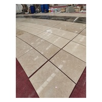 Carreaux de mur en pierre calcaire égyptienne Sinai Pearl, pavés en marbre poli