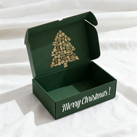 Boîte Cadeau de Noël Gratuite et Personnalisée de Haute Qualité, Boîte d'Expédition Pliante Isotherme en Carton Ondulé