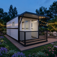 Maison conteneur pliable préfabriquée modulaire à assemblage rapide pour chantier de construction