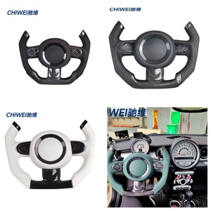 Cho tương thích sợi carbon da xe chỉ đạo Wheel cho BMW Mini R55 R56 R60 mô hình hoàn hảo cho mini R55 R56 R60 cho - Product Image 6