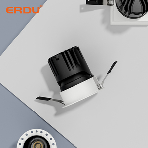 Spots encastrés réglables ERDU 5W anti-éblouissement, spots LED sans cadre - Product Image 6