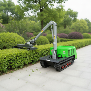 Podadora de Brazo Cantilever Eléctrica con Certificación CE, Tipo Oruga, con Altura Ajustable, Cortadora de Setos para Mantenimiento de Jardines - Product Image 4