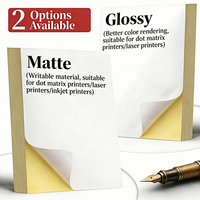 Feuille d'autocollants format A4 (63,5 x 72 mm) – 12 étiquettes par feuille pour imprimante laser/jet d'encre – Étiquettes blanches imprimables pour emballage A4