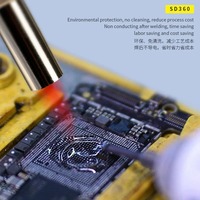 Pâte à souder Flux SD360 pour mécanicien, sans nettoyage, transparente, avec tige de poussée pour outils de soudage PCB SMD BGA