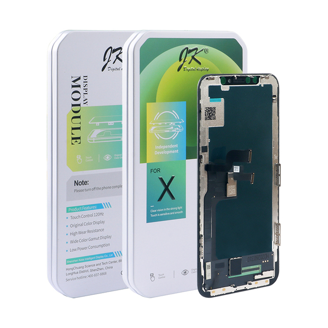 Real JK FHD for iPhone X Incell Screen OEM LCD No Frame Phone Replacement Digital Display Mobile Phone Repair Touch Screen