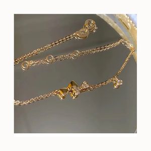 Xinfly สร้อยข้อมือเพชรธรรมชาติและทองคำบริสุทธิ์18K สำหรับผู้หญิง - Product Image 1