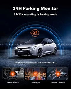 Phổ <span class=keywords><strong>2025</strong></span> New 10 inch 24h gương ghi full <span class=keywords><strong>HD</strong></span> 4K xe Dash Cam ống kính kép video ghi lái xe G-Sensor ổ đĩa thông minh - Product Image 6