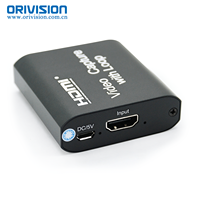 Boîtier d'enregistrement et diffusion en streaming, HDMI 4K/1080 p, USB, carte d'acquisition pour jeux vidéo en direct, avec coupure, pour PS4, DVD, appareil photo