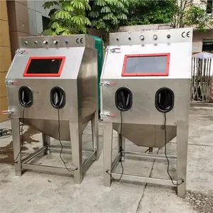 Macchina automatica di sabbiatura di vendita calda macchina di sabbiatura del vapore acqueo del governo di sabbiatura bagnata manuale senza polvere
