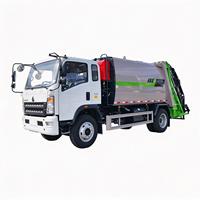 Camion Compacteur de Déchets Sinotruk Howo 11m³ 4x2 à Chargement Arrière pour Travaux d'Assainissement - Norme Export