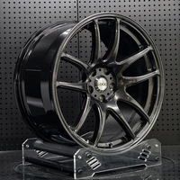Velg Racing WORK Emotion CR Black Forged Alloy 16-22 Inch 5x100 5x114.3 untuk Subaru Forester Honda FL5 Type R Nissan GTR R35