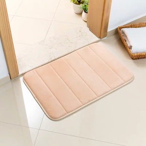 Tapetes De Banho De Espuma De Memória Banheiro Horizontal cAbsorvente Flanela Suave Conforto Antiderrapante Tapetes De Banho para Tapetes Do Banheiro Casa