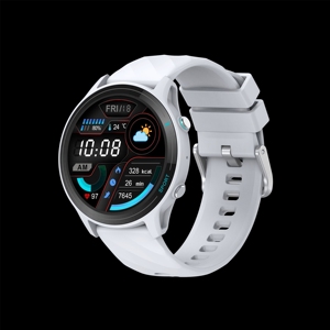 Montre intelligente Drioshipping avec fonction chronographe, suivi de la fréquence cardiaque, bracelet en silicone, réponse aux appels et calendrier - Product Image 5