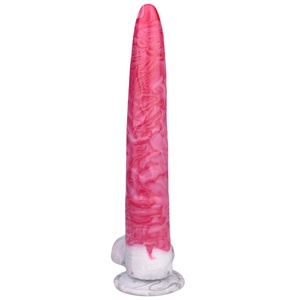 FAAK Super Long Animal Dog Penis <b>Dildo</b> Realistic Soft <b>Dildo</b> With Suction Cup Anal Sex Toys for Men Women Masturbator Phallus - Product Image 5