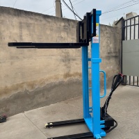 Nouvelle chariot élévateur à palettes électrique portable de 1 tonne à chargement automatique