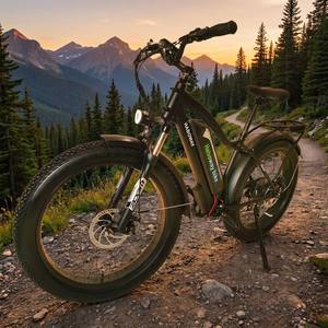 Vélo de montagne électrique <span class=keywords><strong>Rad</strong></span> Power Addmotor Style 500W avec moteur avant, pneus larges 26*4 pouces, 7 vitesses, longue distance, vélo électrique pour adultes - Product Image 3