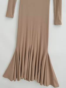 Vrouwen 2024 Zomer Nieuwe Mode Grote U-Hals Fishtail Jurk Vintage Slim-Fit Casual Chic Dames Jurken Mujer - Product Image 5