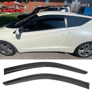 Viseras para ventanas estilo Mugen de acrílico con cinta adhesiva, 2 piezas, compatibles con Honda CR-Z CRZ 11-16 - Product Image 1
