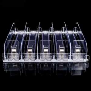 Organisateur de boissons en plastique transparent avec poussoir à glissement rapide pour supermarché - Product Image 5