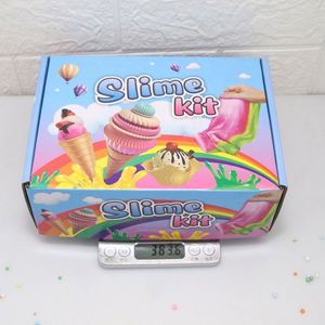 10pcs 6 Colors Fruit Butter Cotton Cloud <b>Slime</b> DIY Kit Air Light Weight Plasticine <b>Set</b> for Ages 5+ - Product Image 2