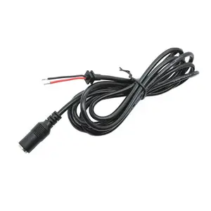 Male und Female 5.5mm * 2.5mm DC Barrel Power Pigtail Cable mit SR