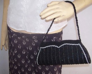2023 New Party Fashion Tassel <b>Wedding</b> Bling <b>Clutch</b> Purse Evening Bag Women Purple Velvet Silver Gold OEM Style Pattern - Product Image 5