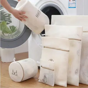 Sacs de lavage Soluble dans l'eau écologiques, durables, protection pour soutien-gorge, vêtements, lavable, en Polyester épais, idéal pour le lavage