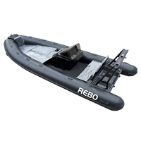 Bateau pneumatique à coque en aluminium RIB520 de 16 pieds, PVC/Hypalon/Orca Zodiac, bateau de pêche à vendre