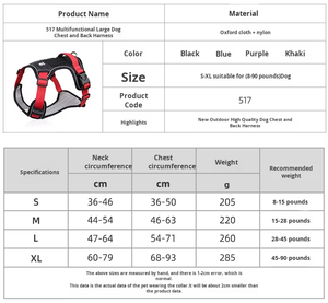 工場カスタム大型犬用ウォーキングベストハーネス、オックスフォード生地、リボン装飾、おしゃれなボタン、調節可能なパッド入り反射素材ペット用 - Product Image 6