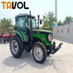 Yüksek kaliteli 80hp 90hp 110hp 4wd küçük bahçe traktörü hidrolik direksiyon AC kabin tarım traktörleri satılık