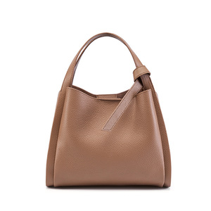 Bolso de Mano de Cuero Auténtico de Primera Calidad para Mujer, Bolso de Hombro de Diseño de Lujo, Bolso de Moda con Solapa de Color Sólido - Product Image 1