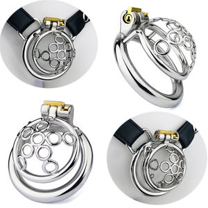 FRRK Super petit dispositif de <span class=keywords><strong>chasteté</strong></span> ceinture de <span class=keywords><strong>chasteté</strong></span> antidérapante en acier inoxydable, mini <span class=keywords><strong>cage</strong></span> de <span class=keywords><strong>chasteté</strong></span> en acier, <span class=keywords><strong>cage</strong></span> de <span class=keywords><strong>chasteté</strong></span> sissy garçon - Product Image 1