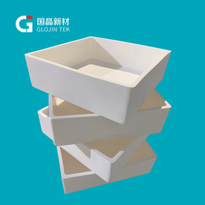 Alumina sứ thuyền hình chữ nhật alumina thuyền alumina gốm thuyền cho TGA - Product Image 5