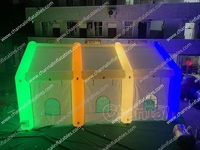 Tente bulle gonflable portable pour mariage en extérieur, dôme transparent en PVC, château gonflable, tente bulle pour fête