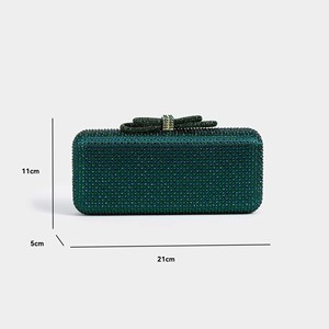 Designer Rhinestones Clutch Evening Bag Bowknot Evening Clutch Purse for Women Luxury evening bags for Prom Wedding Events - Product Image 2