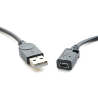Câble d'extension de charge USB 2.0 a mâle vers mini 5 broches USB femelle pour ordinateur MP3
