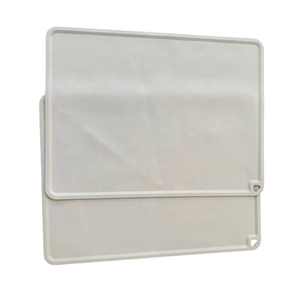 Tapis d'alimentation pour chien en silicone écologique - Imperméable et de qualité alimentaire, forme rectangulaire, imprimé animal, grande taille, accessoires pour animaux de compagnie - Product Image 3