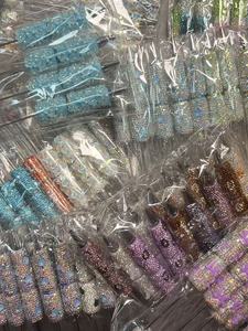 Accessori per Perline in Acrilico a Forma di Orsetto Arcobaleno con Foro Passante e Stampa Fronte-Retro, Serie a Tema per Cinghie per Telefono, Ciondoli per Borse, Fai da Te - Product Image 6