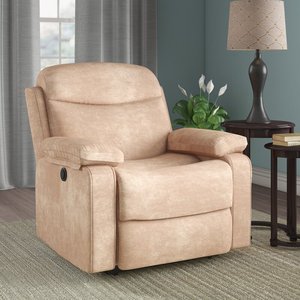 LEYNVO Modern Minimalist Style Single Power Recliner Set Furniture Living Room Lay Down Chair D-C037 Power Recliner D-C037 - Product Image 3