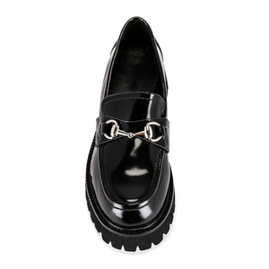 Hot Sales Fashion <b>Height</b> <b>Increasing</b> Comfortable Ladies Leather Loafers <b>Shoes</b> - Product Image 3