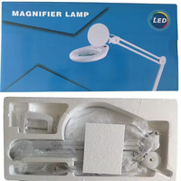 LED Light Beauty Tattoo Lamp Embroidery Machines Magnifying Lamp Beauty Salon Magnifier Lens Height Adjustable