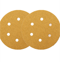 Disque de ponçage de 5 pouces (125 mm) en oxyde d'aluminium jaune